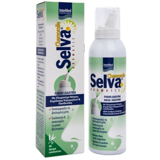 Intermed Selva Nasal Solution Chamomile Ρινικό Διάλυμα με Άρωμα Ευκάλυπτου 150ml Intermed Selva Nasal Solution Chamomile Ρινικό Διάλυμα με Άρωμα Ευκάλυπτου 150ml