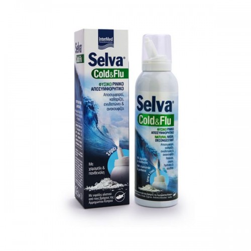 Intermed Selva Cold & Flu Φυσικό Ρινικό Αποσυμφορητικό Για Ενήλικες & Παιδιά 2 Ετών & Άνω 150ml