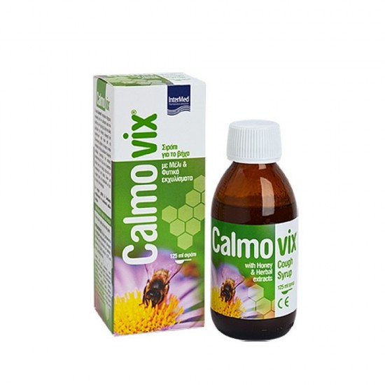 Intermed Calmovix Σιρόπι για το Βήχα, Με Μέλι και Φυτικά Εκχυλίσματα 125ml