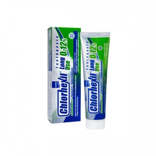 Intermed Chlorhexil 0.12% Toothpaste Long Use Κατά της Ουλοοδοντικής Πλάκας 100ml Intermed Chlorhexil 0.12% Toothpaste Long Use Κατά της Ουλοοδοντικής Πλάκας 100ml