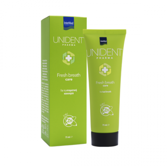 Intermed Unident Pharma Fresh Breath Care Οδοντόκρεμα για Στοματική Κακοσμία 75ml