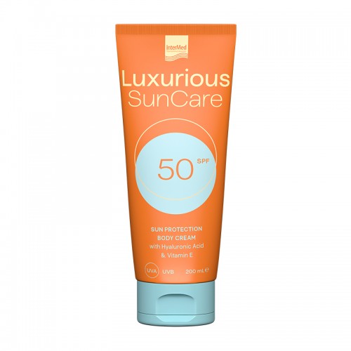 Intermed Luxurious SunCare Body Cream SPF50 Αντηλιακή Κρέμα Σώματος & Ενυδάτωσης 200ml