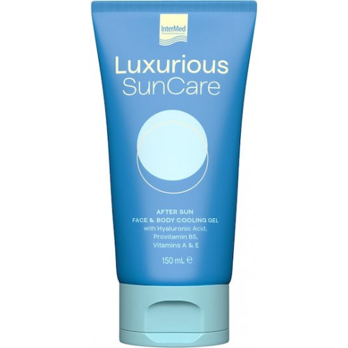 Intermed Luxurious Sun Care After Sun Cooling Gel Face & Body με Χαμομήλι & Υαλουρονικό Οξύ 150ml Intermed Luxurious Sun Care After Sun Cooling Gel Face & Body με Χαμομήλι & Υαλουρονικό Οξύ 150ml