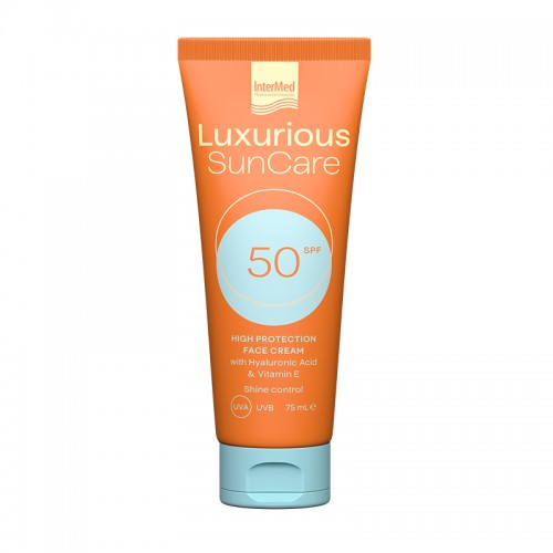 Intermed Luxurious SunCare Face Cream SPF50, Αντηλιακή Κρέμα Προσώπου 75ml Intermed Luxurious SunCare Face Cream SPF50, Αντηλιακή Κρέμα Προσώπου 75ml