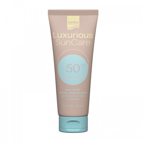 Intermed Luxurious SunCare Silk Natural Beige BB Cream SPF50, Αντηλιακή Κρέμα Προσώπου με Χρώμα, Φυσική Κάλυψη & Ανάπλαση 75ml Intermed Luxurious SunCare Silk Natural Beige BB Cream SPF50, Αντηλιακή Κρέμα Προσώπου με Χρώμα, Φυσική Κάλυψη & Ανάπλαση 75ml