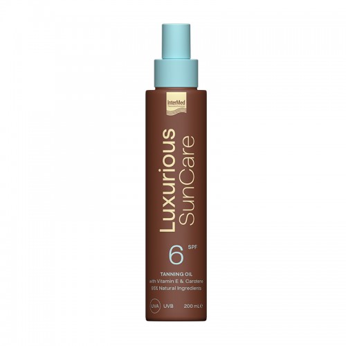 Intermed Luxurious SunCare Tanning Oil SPF6, Ξηρό Λάδι για Γρήγορο Μαύρισμα 200ml Intermed Luxurious SunCare Tanning Oil SPF6, Ξηρό Λάδι για Γρήγορο Μαύρισμα 200ml