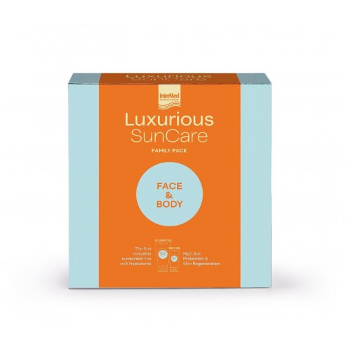 Intermed Luxurious SunCare Family Pack Body Cream SPF30 200ml & Face Cream SPF50 75ml Intermed Luxurious SunCare Family Pack Body Cream SPF30 200ml & Face Cream SPF50 75ml