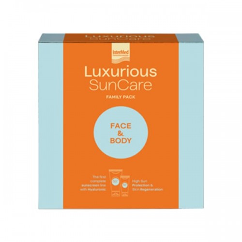 Intermed Luxurious SunCare Family Pack Body Cream SPF50 200ml & Face Cream SPF50 75ml Intermed Luxurious SunCare Family Pack Body Cream SPF50 200ml & Face Cream SPF50 75ml