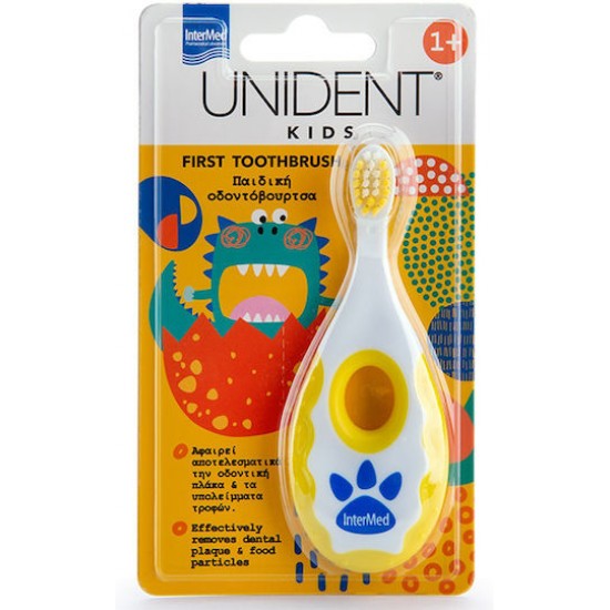 Intermed Unident Kids Baby First Toothbrush Παιδική Οδοντόβουρτσα για 1+ Ετών