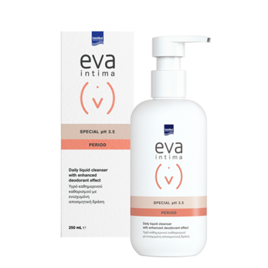 Intermed Eva Intima Special pH 3.5 Υγρό Καθημερινού Καθαρισμού με ενισχυμένη Αποσμητική Δράση 250ml