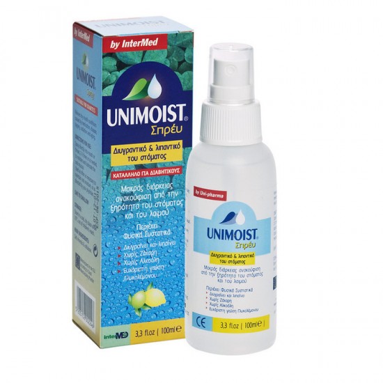 Intermed Unimoist Spray, Υγραντικό & Λιπαντικό Υγρό σε Μορφή Spray 100ml