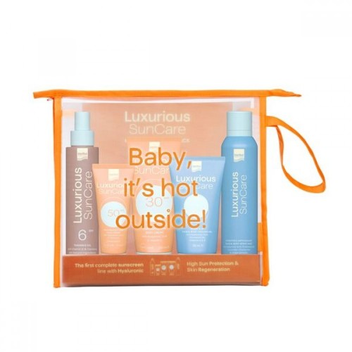 Intermed Luxurious Promo SunCare High Protection Pack Face Cream Κρέμα Προσώπου SPF50, 75ml & Body Cream Κρέμα Σώματος SPF30, 200ml & Tanning Oil SPF6, 200ml & After Sun Cooling Gel, 150ml & Hydrating Antioxidant Ενυδατικό Mist 200ml Intermed Luxurious Promo SunCare High Protection Pack Face Cream Κρέμα Προσώπου SPF50, 75ml & Body Cream Κρέμα Σώματος SPF30, 200ml & Tanning Oil SPF6, 200ml & After Sun Cooling Gel, 150ml & Hydrating Antioxidant Ενυδατικό Mist 200ml