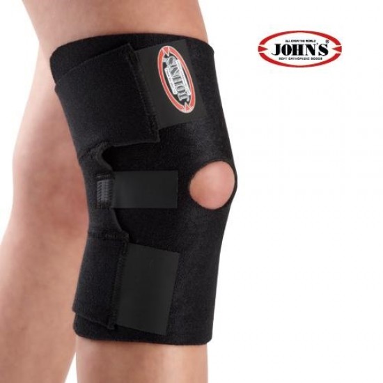John's Επιγονατίδα Wrap Around Black S-XL 120215