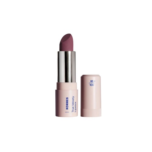 Korres True Velvety Lipstick 25 Plum Rose Κραγιόν με Κρεμώδη Υφ΄ή & Πλούσιο Χρώμα 3g