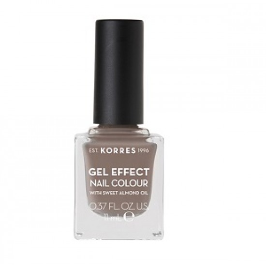 Korres Gel Effect Βερνίκι Νυχιών Με Αμυγδαλέλαιο 95 Stone Grey 11ml