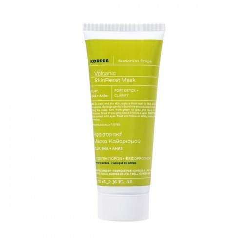 Korres Santorini Grape Volcanic SkinReset Mask, Μάσκα Προσώπου για Καθαρισμό & Απολέπιση με Άργιλο 70ml Korres Santorini Grape Volcanic SkinReset Mask, Μάσκα Προσώπου για Καθαρισμό & Απολέπιση με Άργιλο 70ml