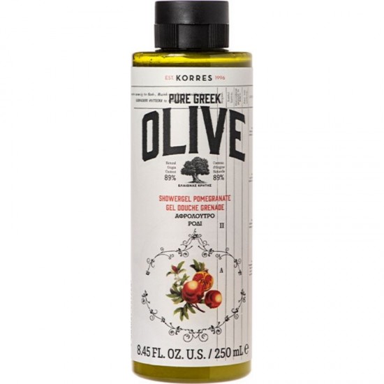 Korres Olive, Αφρόλουτρο με Ρόδι 250ml