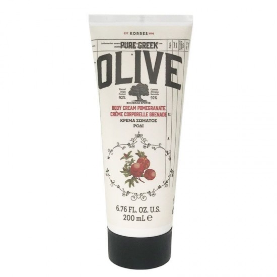 Korres Pure Greek Olive Body Cream Pomegranate Κρέμα Σώματος Ρόδι 200ml Korres Pure Greek Olive Body Cream Pomegranate Κρέμα Σώματος Ρόδι 200ml