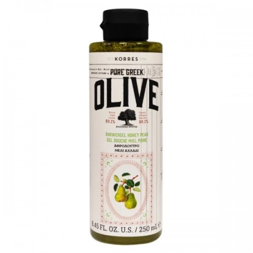 Korres Olive, Αφρόλουτρο με Μέλι Αχλάδι 250ml Korres Olive, Αφρόλουτρο με Μέλι Αχλάδι 250ml