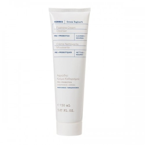 Korres Greek Yoghurt Foaming Cream Cleanser Pre+ Probiotics, Αφρώδης Κρέμα Καθαρισμού με Ελληνικό Γιαούρτι & Πρεβιοτικά-Πρoβιοτικά 150ml Korres Greek Yoghurt Foaming Cream Cleanser Pre+ Probiotics, Αφρώδης Κρέμα Καθαρισμού με Ελληνικό Γιαούρτι & Πρεβιοτικά-Πρoβιοτικά 150ml