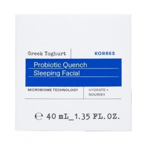 Korres Greek Yogurt Probiotic Quench Sleeping Facial, Κρέμα Νύχτας Ενυδατική με Προβιοτικά για Αναπλήρωση + Θρέψη 40ml Korres Greek Yogurt Probiotic Quench Sleeping Facial, Κρέμα Νύχτας Ενυδατική με Προβιοτικά για Αναπλήρωση + Θρέψη 40ml