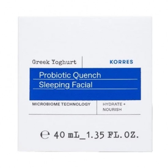 Korres Greek Yogurt Probiotic Quench Sleeping Facial, Κρέμα Νύχτας Ενυδατική με Προβιοτικά για Αναπλήρωση + Θρέψη 40ml Korres Greek Yogurt Probiotic Quench Sleeping Facial, Κρέμα Νύχτας Ενυδατική με Προβιοτικά για Αναπλήρωση + Θρέψη 40ml