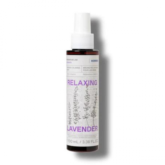 Korres Relaxing Lavender Senses-Calming Mist, Χαλαρωτικό Mist Λεβάντα για Αίσθηση Ηρεμίας & Ξεκούρασης 100ml