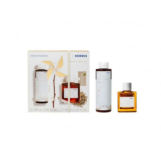 Korres Promo White Tea Eau De Toilette, Άρωμα 50ml & Αφρόλουτρο 250ml