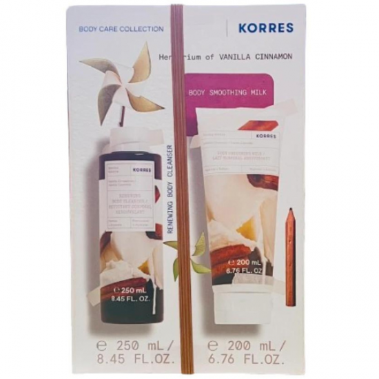 Korres Promo Βανίλια Κανέλα Αφρόλουτρο 250ml & Γαλάκτωμα Σώματος 200ml