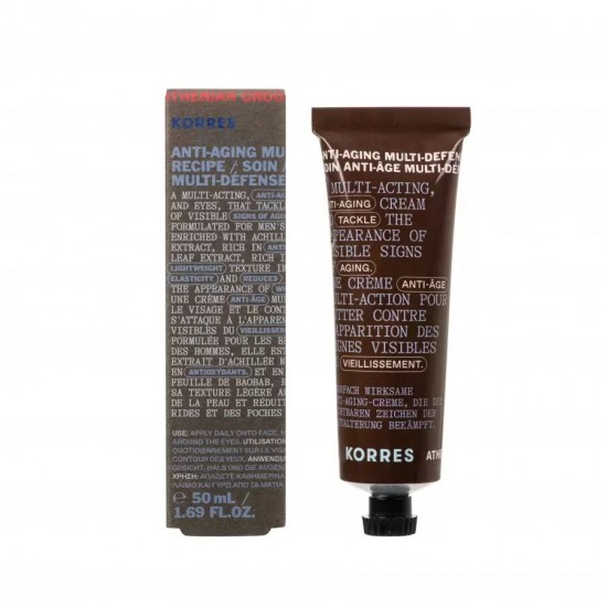 Korres Athenian Grooming Αντιγηραντική Κρέμα Προσώπου & Ματιών για Άνδρες 50ml