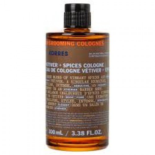Korres Athenian Grooming Eau de Cologne Vetiver & Spices Άρωμα για Άνδρες 100ml