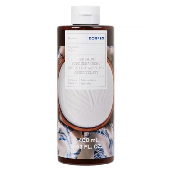 Korres Renewing Body Cleanser Yoghurt, Αφρόλουτρο Γιαούρτι 400ml