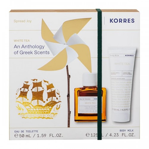 Korres Promo Pack White Tea Eau De Toilette Γυναικείο Άρωμα Λευκό Τσάι 50ml & White Tea Γαλάκτωμα Σώματος Λευκό Τσάι 125ml Korres Promo Pack White Tea Eau De Toilette Γυναικείο Άρωμα Λευκό Τσάι 50ml & White Tea Γαλάκτωμα Σώματος Λευκό Τσάι 125ml
