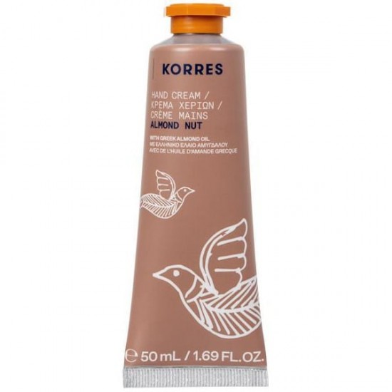 Korres Almond Nut Hand Cream Ενυδατική Κρέμα Χεριών & Νυχιών Με Άρωμα Αμύγδαλο 50ml