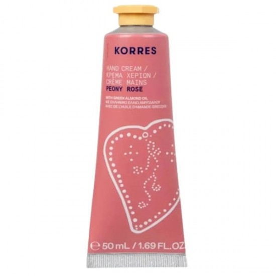 Korres Hand Cream Peony Rose Ενυδατική Κρέμα Χεριών & Νυχιών Με Άρωμα Παιώνια & Τριαντάφυλλο 50ml Korres Hand Cream Peony Rose Ενυδατική Κρέμα Χεριών & Νυχιών Με Άρωμα Παιώνια & Τριαντάφυλλο 50ml