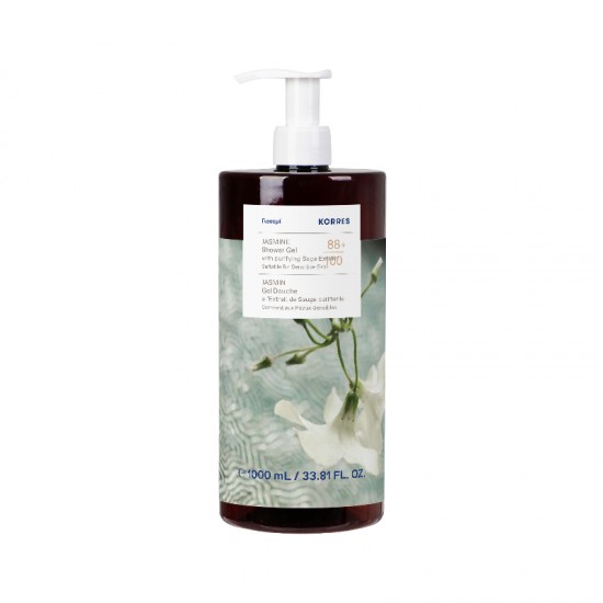 Korres Shower Gel Jasmine Aναζωογονητικό Αφρόλουτρο με Άρωμα Γιασεμί 1000ml