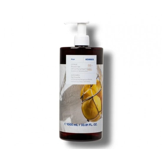 Korres Citrus Shower Gel Αφρόλουτρο Κίτρο 1000ml