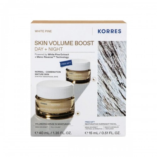 Korres Promo White Pine Skin Volume Boost Day & Night , Κρέμα Ημέρας για Αναπλήρωση Σφριγηλότητας  για Κανονικές-Μικτές Επιδερμίδες 40ml & Δώρο White Pine Κρέμα Νυκτός για Αναπλήρωση Σφριγηλότητας 15ml