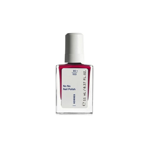 Korres No No Gloss Βερνίκι Νυχιών Μακράς Διαρκείας 48 Coral Red 11ml