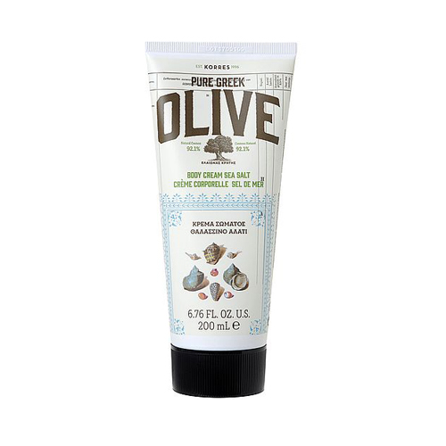 Korres Pure Greek Olive Body Cream Sea Salt, Ενυδατική Κρέμα Σώματος 200ml