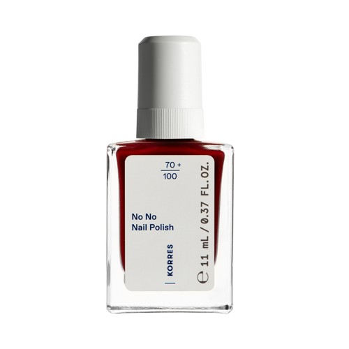 Korres No No Gloss Βερνίκι Νυχιών Μακράς Διαρκείας 57 Wine Red 11ml