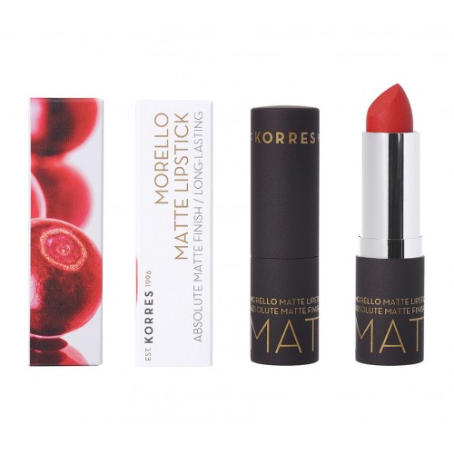 Korres Morello Matte Lipstick 54 Classic Red
