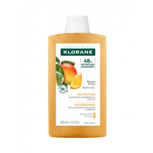 Klorane Mangue Σαμπουάν Θρέψης με Βούτυρο Μάνγκο BIO 400ml
