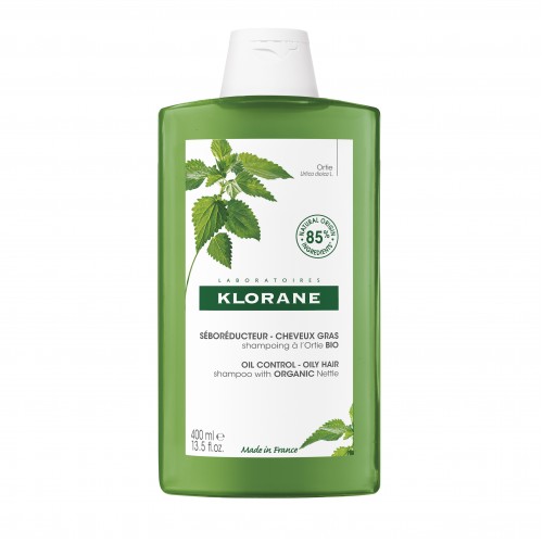 Klorane Ortie Oil Control- Oily Hair, Σαμπουάν για Λιπαρά Μαλλιά με Τσουκνίδα 400ml