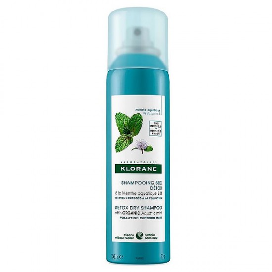 Klorane Dry Shampoo Ξηρό Σαμπουάν από εκχύλισμα Μέντας για τα λιπαρά μαλλιά, 150ml