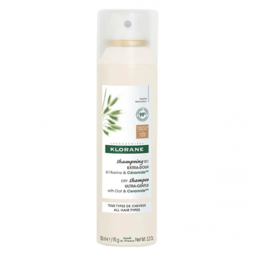 Klorane Dry Shampoo with Oat Milk Ultra-Gentle Ξηρό Σαμπουάν με Γαλάκτωμα Βρώμης για Καστανά-Σκούρα Μαλλιά 150ml Klorane Dry Shampoo with Oat Milk Ultra-Gentle Ξηρό Σαμπουάν με Γαλάκτωμα Βρώμης για Καστανά-Σκούρα Μαλλιά 150ml