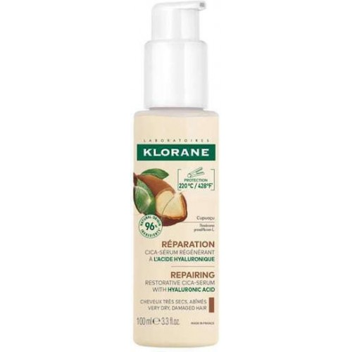 Klorane Cica-Serum Ορός Προστασίας & Επανόρθωσης για Ξηρά-Κατεστραμμένα Μαλλιά με Βούτυρο Cupuacu 100ml Klorane Cica-Serum Ορός Προστασίας & Επανόρθωσης για Ξηρά-Κατεστραμμένα Μαλλιά με Βούτυρο Cupuacu 100ml