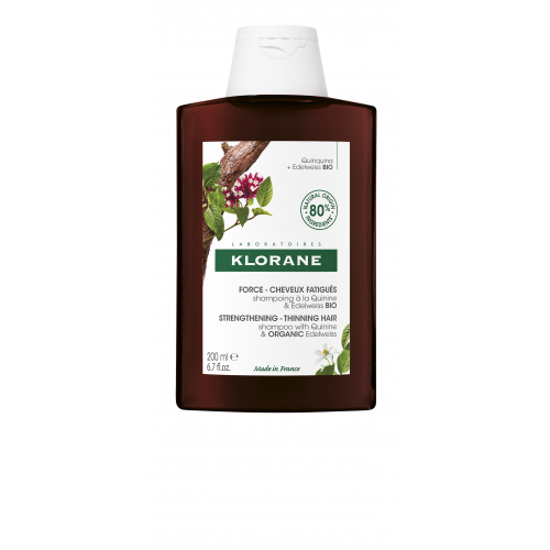 Klorane Quinine Σαμπουάν για Ενδυνάμωση & Τριχόπτωση με Κινίνη και Βιολογικό Εντελβάις 200ml Klorane Quinine Σαμπουάν για Ενδυνάμωση & Τριχόπτωση με Κινίνη και Βιολογικό Εντελβάις 200ml