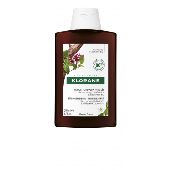 Klorane Quinine Σαμπουάν για Ενδυνάμωση & Τριχόπτωση με Κινίνη και Βιολογικό Εντελβάις 200ml Klorane Quinine Σαμπουάν για Ενδυνάμωση & Τριχόπτωση με Κινίνη και Βιολογικό Εντελβάις 200ml