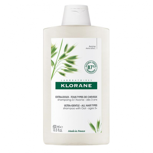 Klorane Shampoo Avoine, Σαμπουάν με Γαλάκτωμα Βρώμης, Συχνό Λούσιμο 400ml